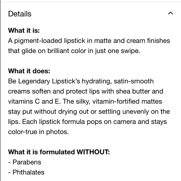 Smashbox Be Legendary Lipstick - Picture 3 of 3